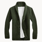 Men's Fleece-Lined Button Cardigan