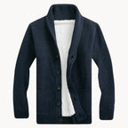Men's Fleece-Lined Button Cardigan