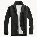 Men's Fleece-Lined Button Cardigan