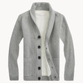 Men's Fleece-Lined Button Cardigan