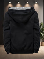 Men's Zip-Through Fleece Jacket with Hood