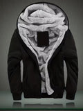 Men's Zip-Through Fleece Jacket with Hood