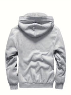 Men's Zip-Through Fleece Jacket with Hood