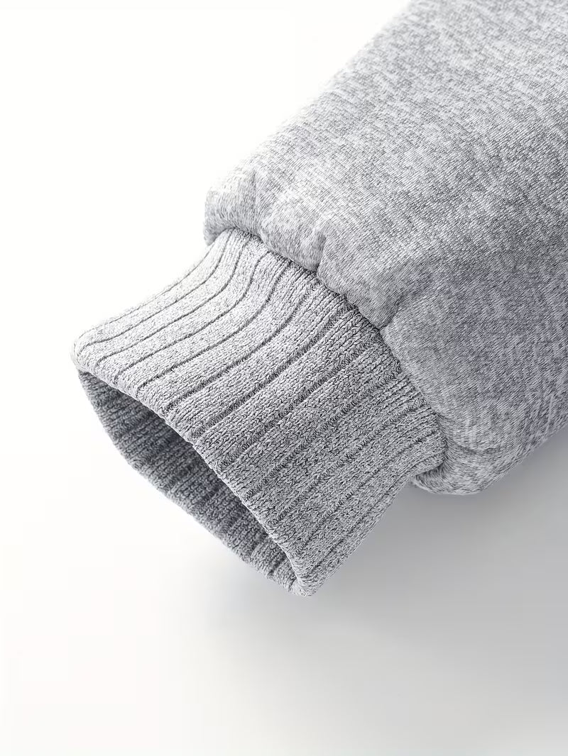 Men's Zip-Through Fleece Jacket with Hood