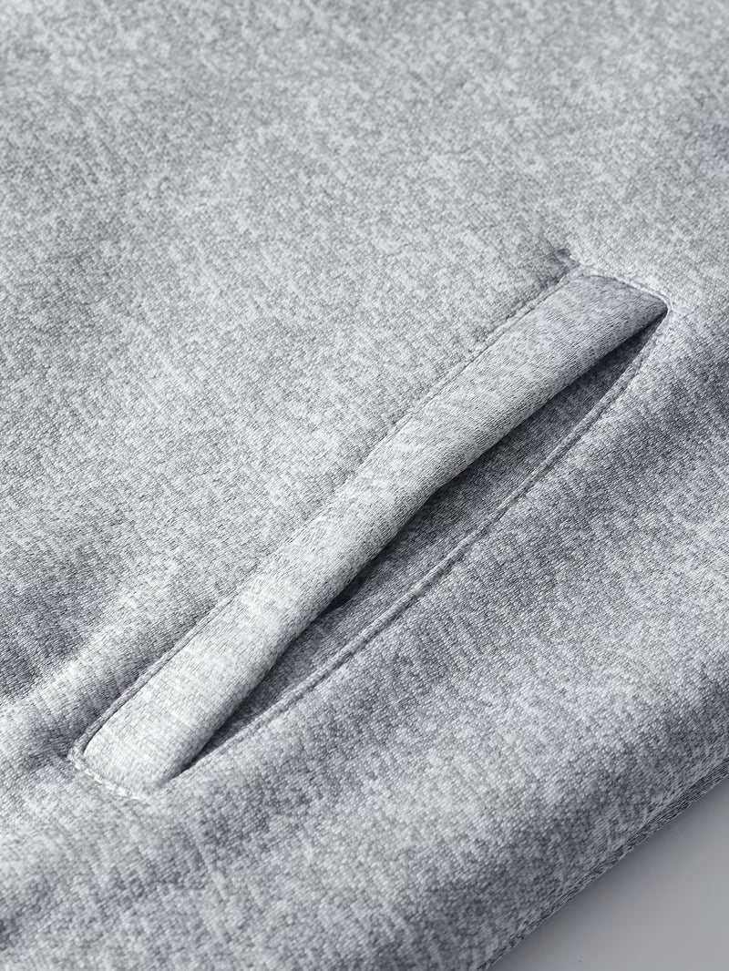 Men's Zip-Through Fleece Jacket with Hood