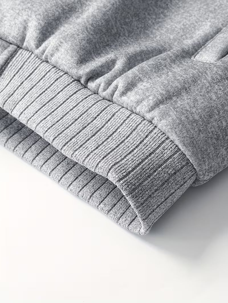 Men's Zip-Through Fleece Jacket with Hood