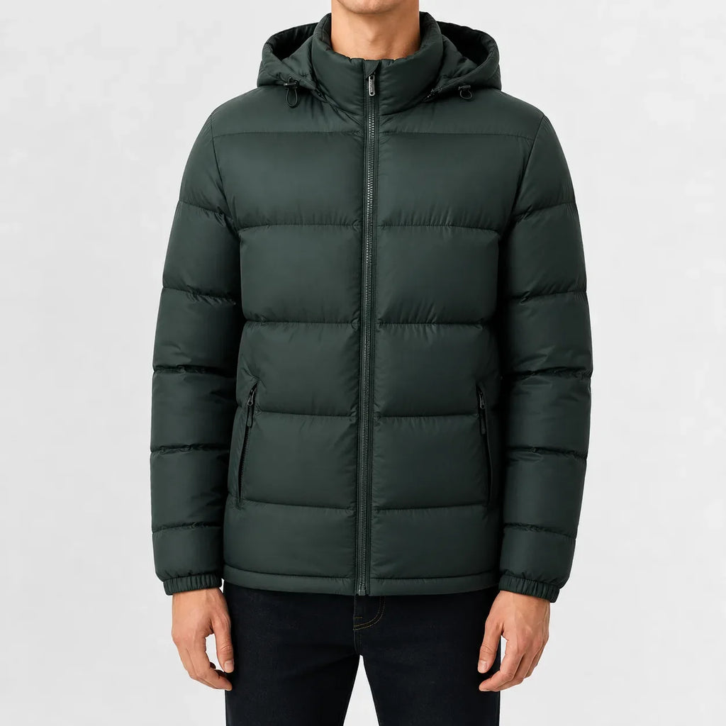 Men's Puffer Jacket with Hood – Style 7