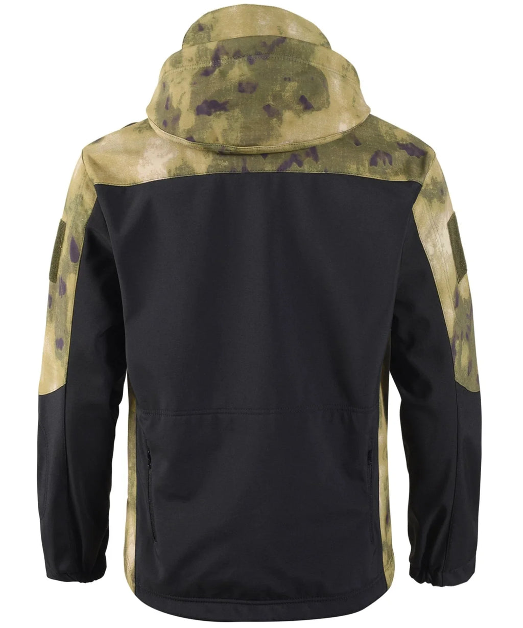 Men's Parka in Camouflage with Adjustable Hood