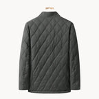 Men's Quilted Jacket with Classic Collar