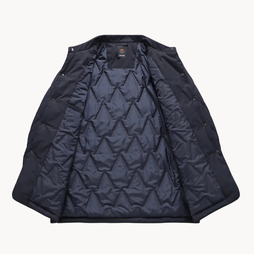 Men's Quilted Jacket with Classic Collar
