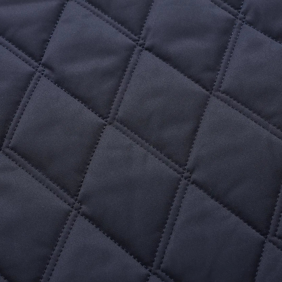 Men's Quilted Jacket with Classic Collar