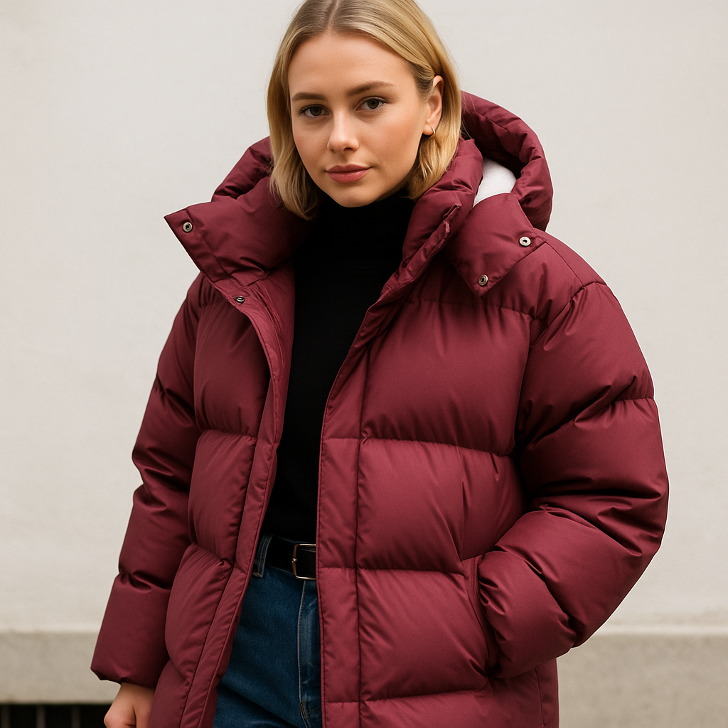Women's Hip-length Puffer Jacket