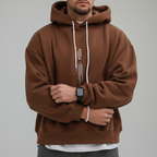 Men's Pullover Hoodie – Regular-Fit Drawstring Layer