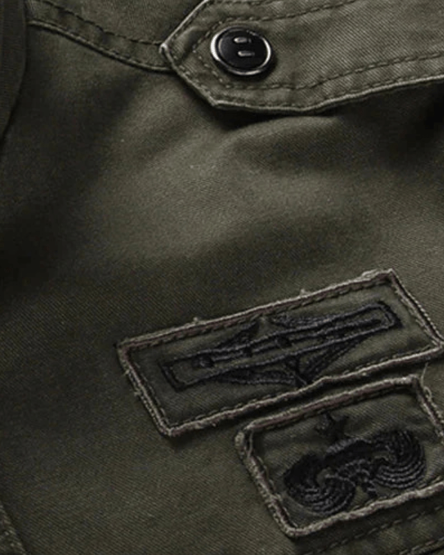 Men's Utility Field Jacket – Regular Fit Multi-Pocket Layer