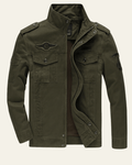 Men's Utility Field Jacket – Regular Fit Multi-Pocket Layer