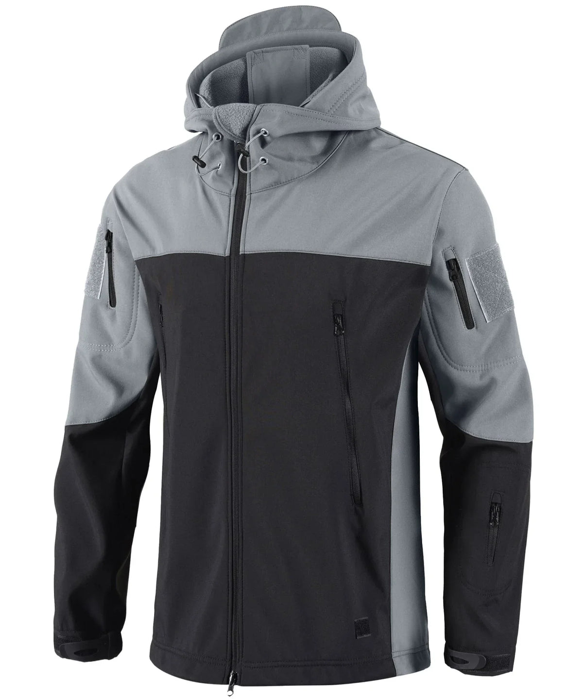 Men's Parka in Camouflage with Adjustable Hood