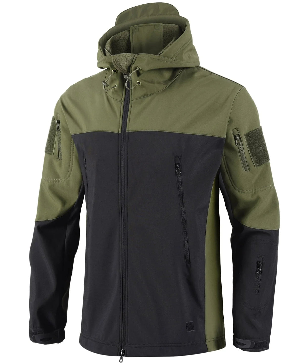 Men's Parka in Camouflage with Adjustable Hood