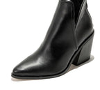 Omen's Heeled Cowboy Ankle Boots – Printed Block-Heel Western Style