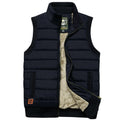 Men's faux fur-Lined Padded Gilet – Insulated Winter Vest