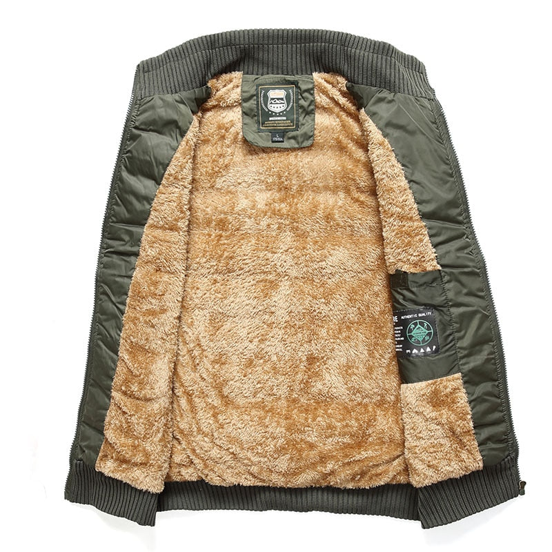 Men's faux fur-Lined Padded Gilet – Insulated Winter Vest