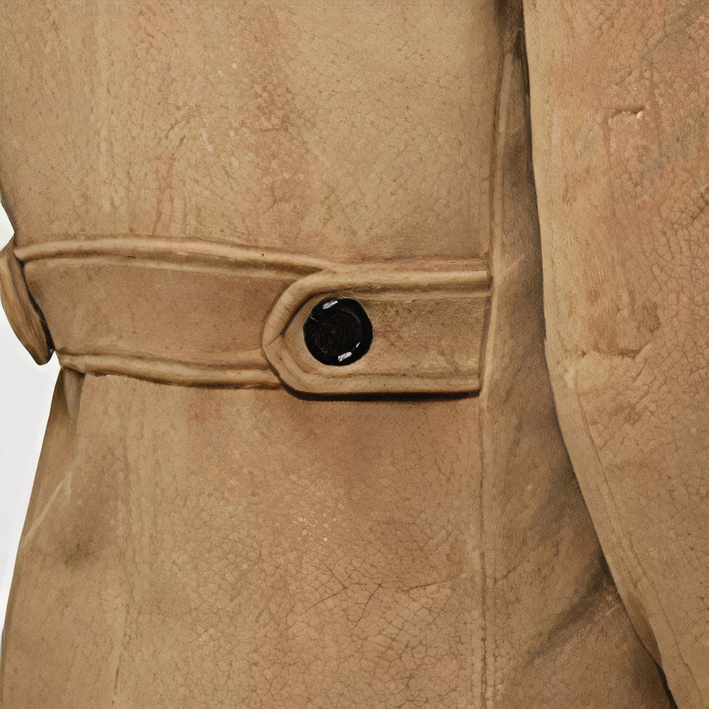 Men's Double-Breasted Longline Trench Coat