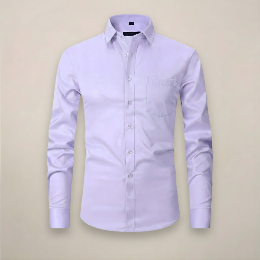 Men's Wrinkle-Free Formal Shirt – Point Collar, Twelve Colours
