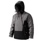 Men's Waterproof Hooded Down Anorak Jacket