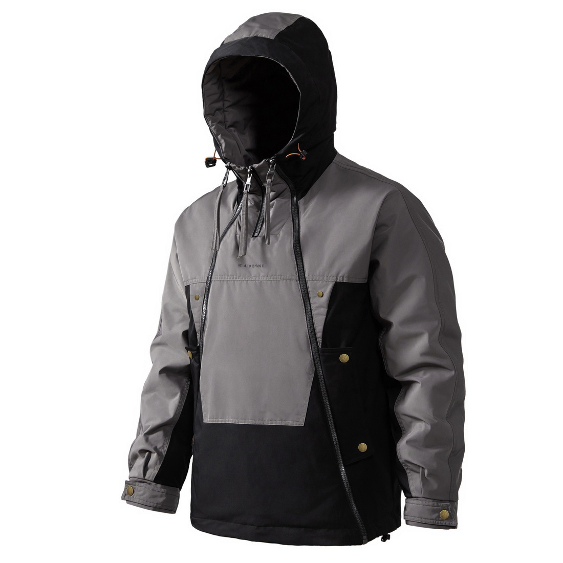 Men's Waterproof Hooded Down Anorak Jacket