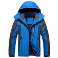 Men's Fleece-Lined Hooded Winter Parka – Waterproof Utility Layer