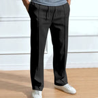 Men's Flexible Smart Trousers – Clean Minimal Line
