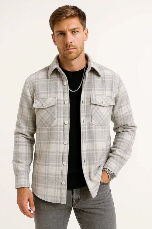 Men's Casual Shirt in Plaid – Style 2