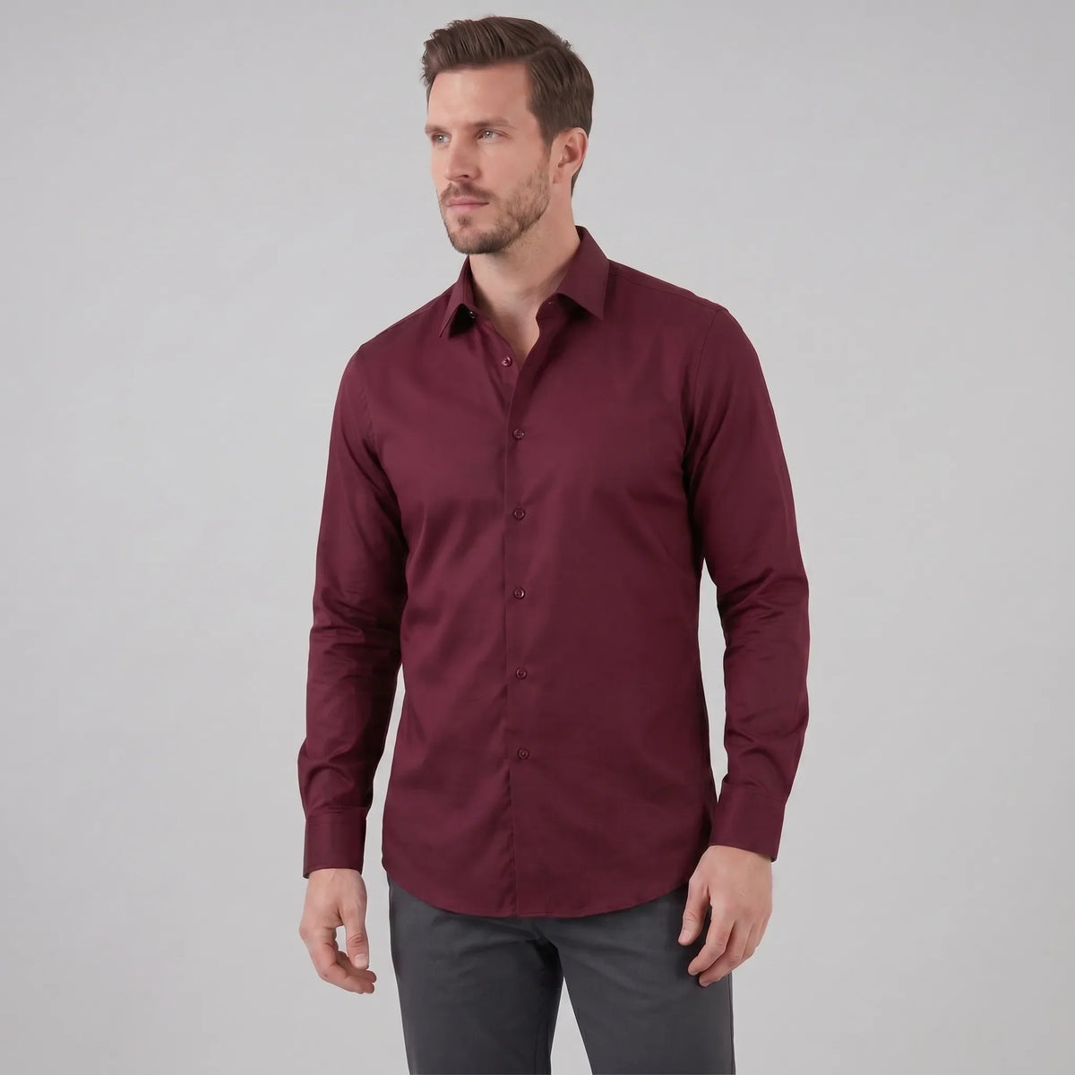Men's Slim-fit Formal Shirt