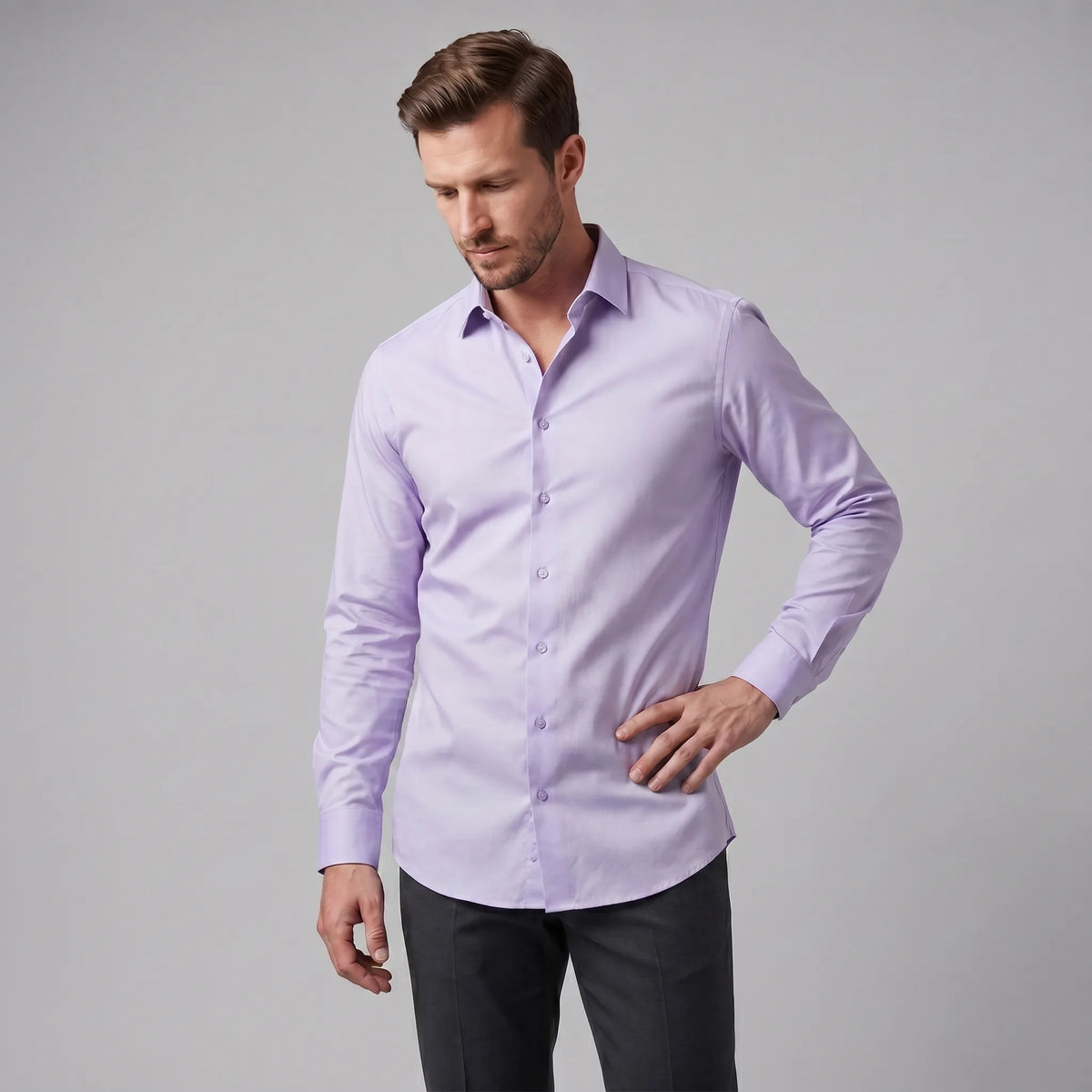 Men's Slim-fit Formal Shirt