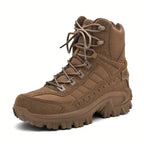 Men's Lace-Up Boots with Shock-Absorbing Sole