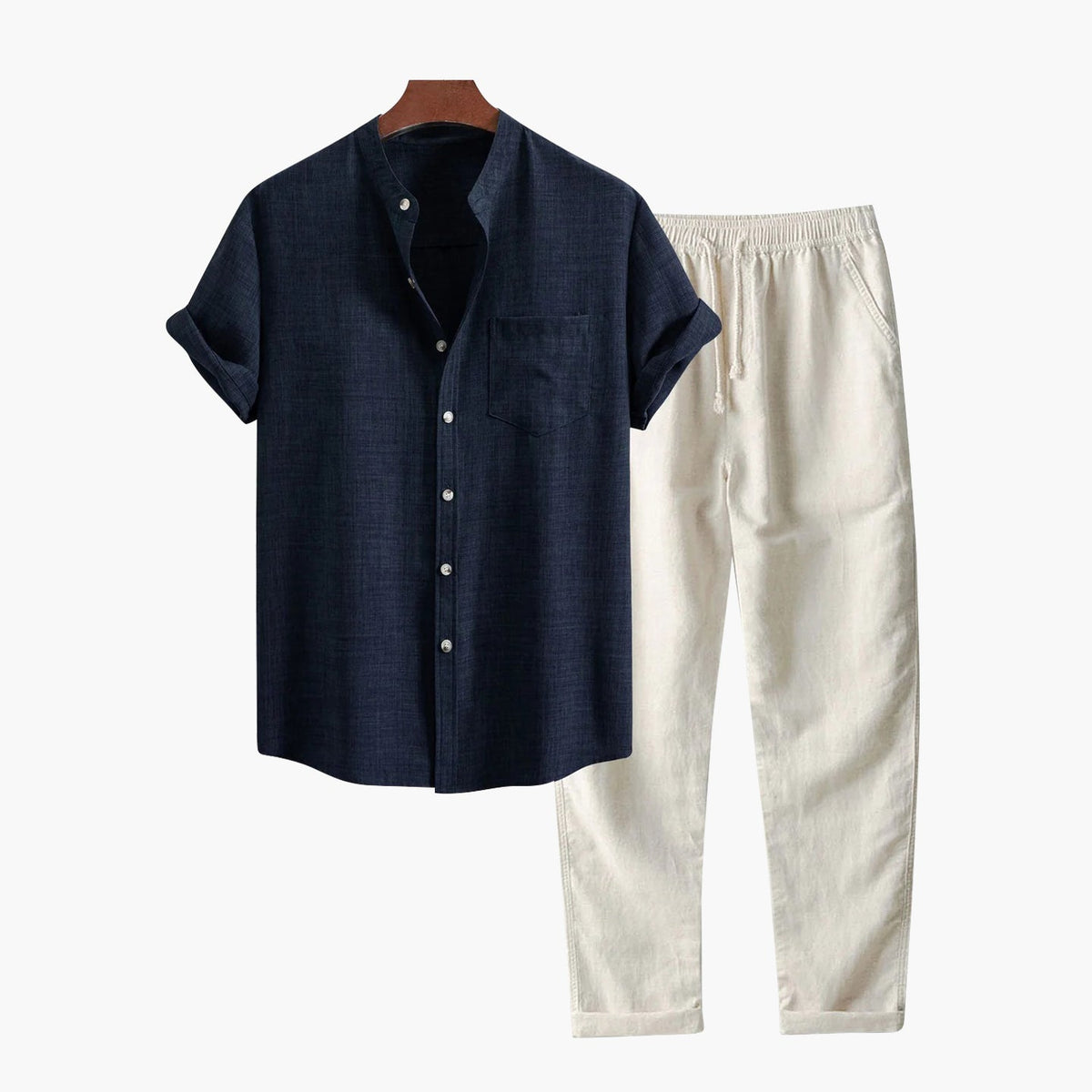 Men's Soft Shirt and Trouser Set – Fresh Summer Shades