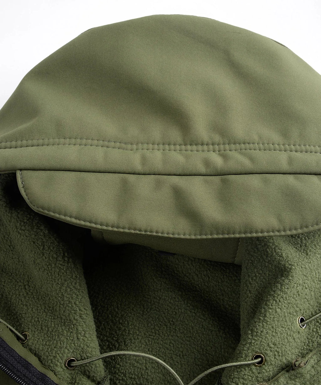Men's Parka in Camouflage with Adjustable Hood