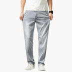 Men's Lightweight Straight-Leg Jeans