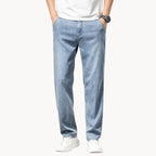 Men's Lightweight Straight-Leg Jeans