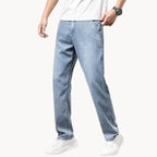 Men's Lightweight Straight-Leg Jeans