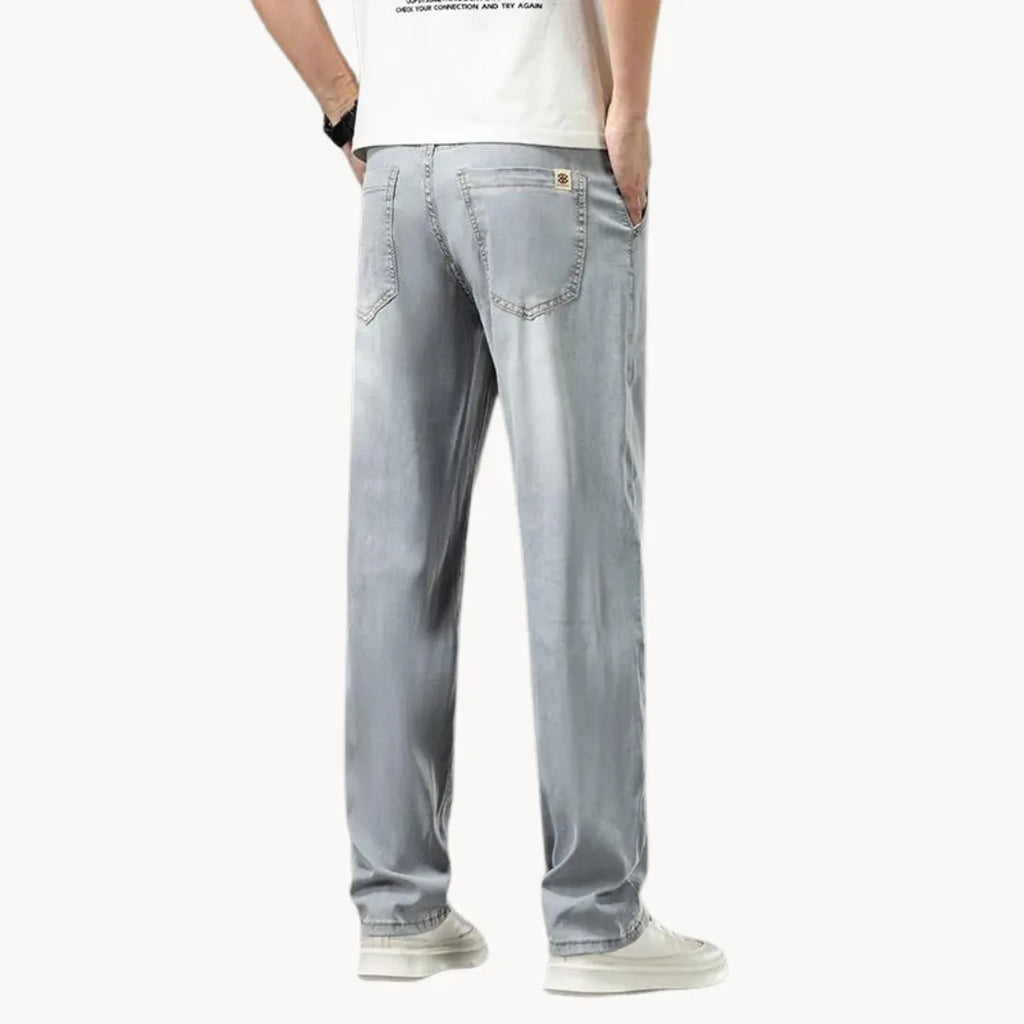 Men's Lightweight Straight-Leg Jeans