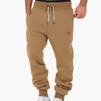 Men's Fleece Joggers with Elastic Waist – Relaxed Fit