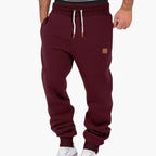 Men's Fleece Joggers with Elastic Waist – Relaxed Fit