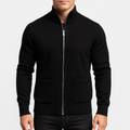 Men's Cotton Zip Cardigan – Lightweight Breathable Layer