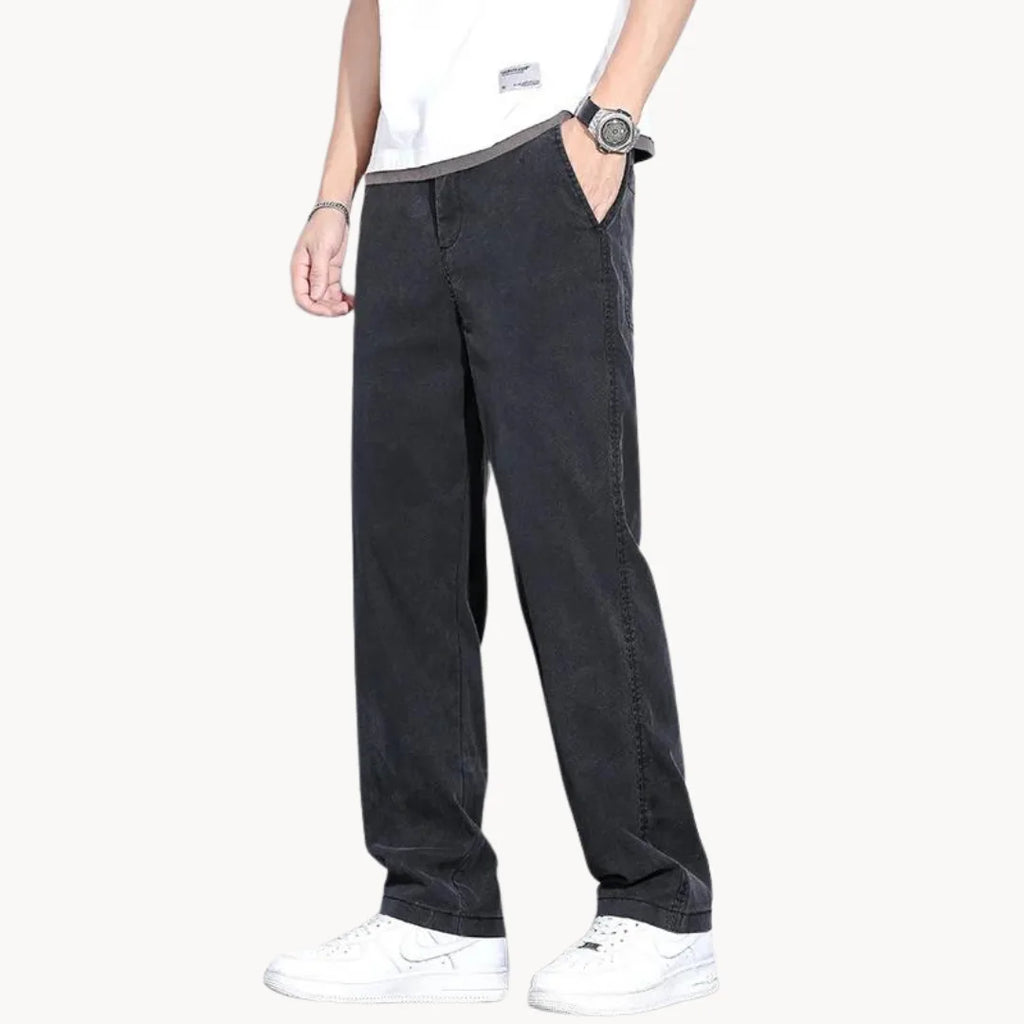 Men's Loose-Fit Straight Trousers