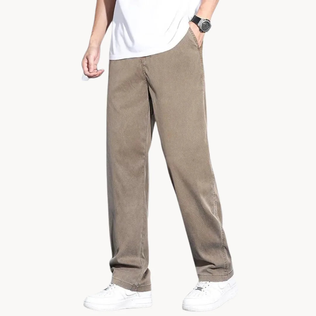 Men's Loose-Fit Straight Trousers