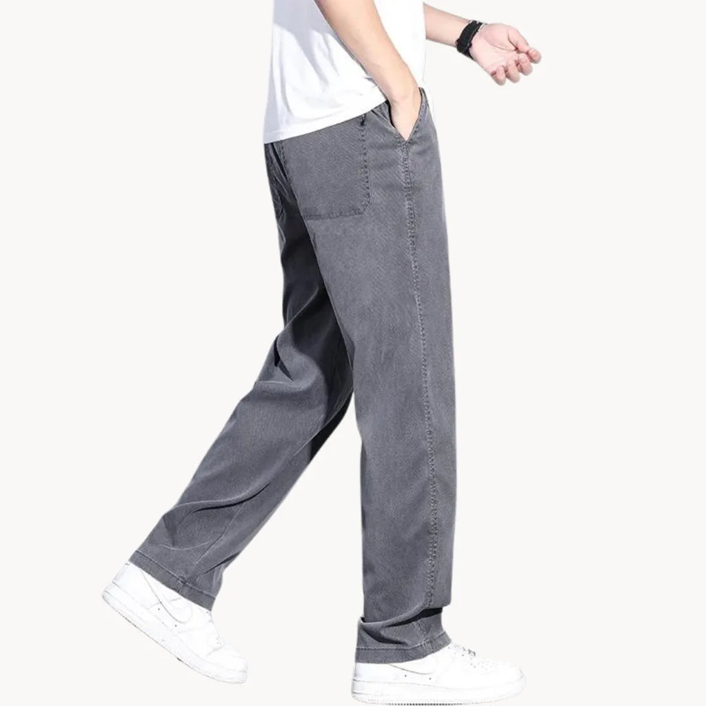 Men's Loose-Fit Straight Trousers