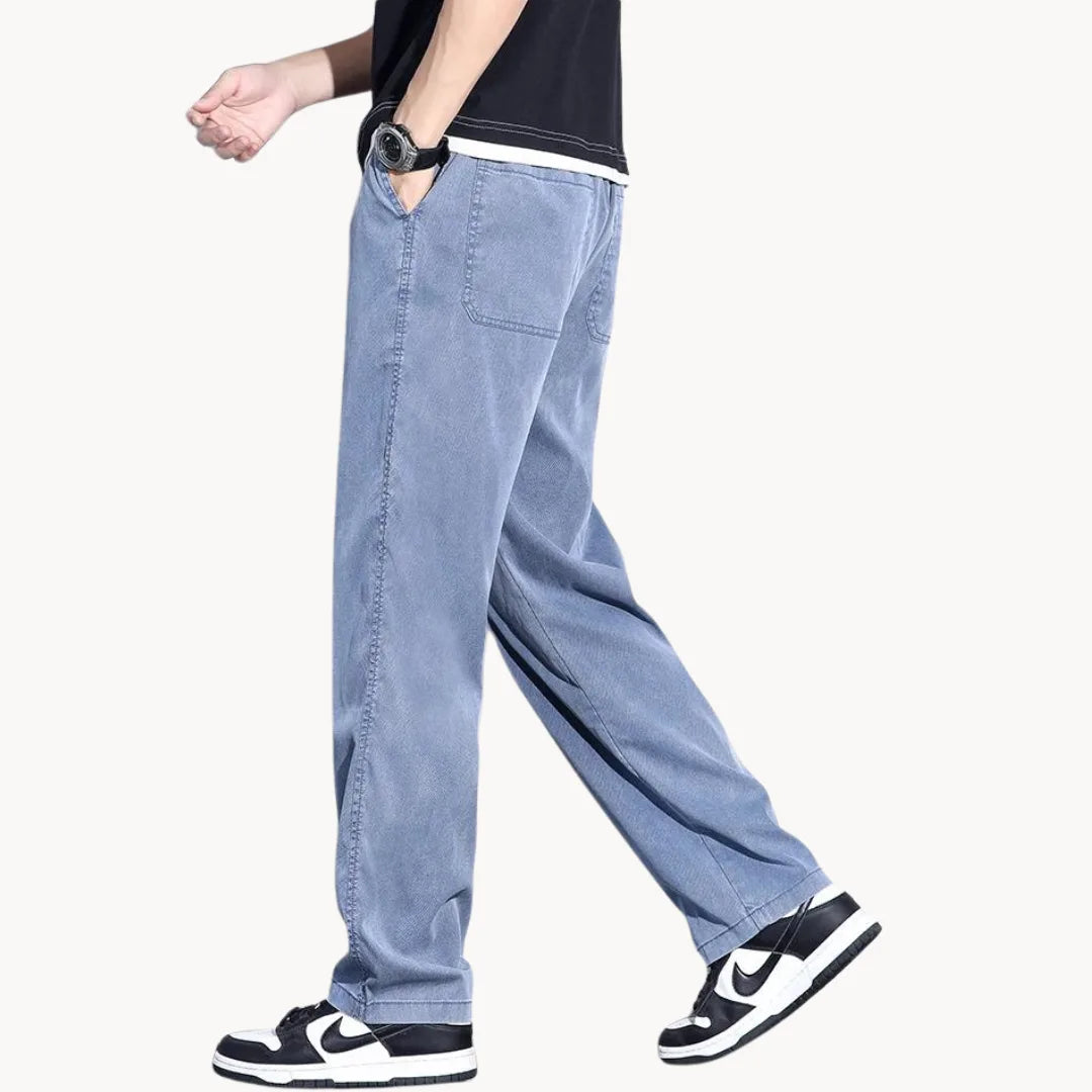Men's Loose-Fit Straight Trousers