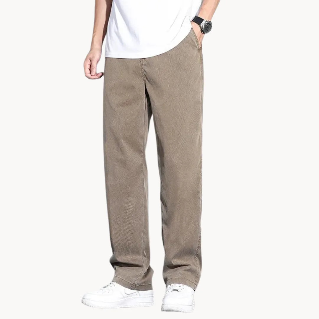Men's Loose-Fit Straight Trousers