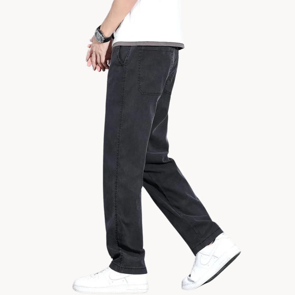 Men's Loose-Fit Straight Trousers