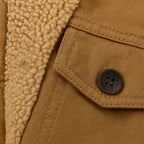 Men's Fleece-Lined Winter Coat – Button Front, Five Colours